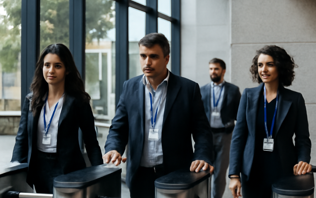 Controle de acesso em empresas em crescimento: como combinar biometria, reconhecimento facial e portaria humana sem perder agilidade